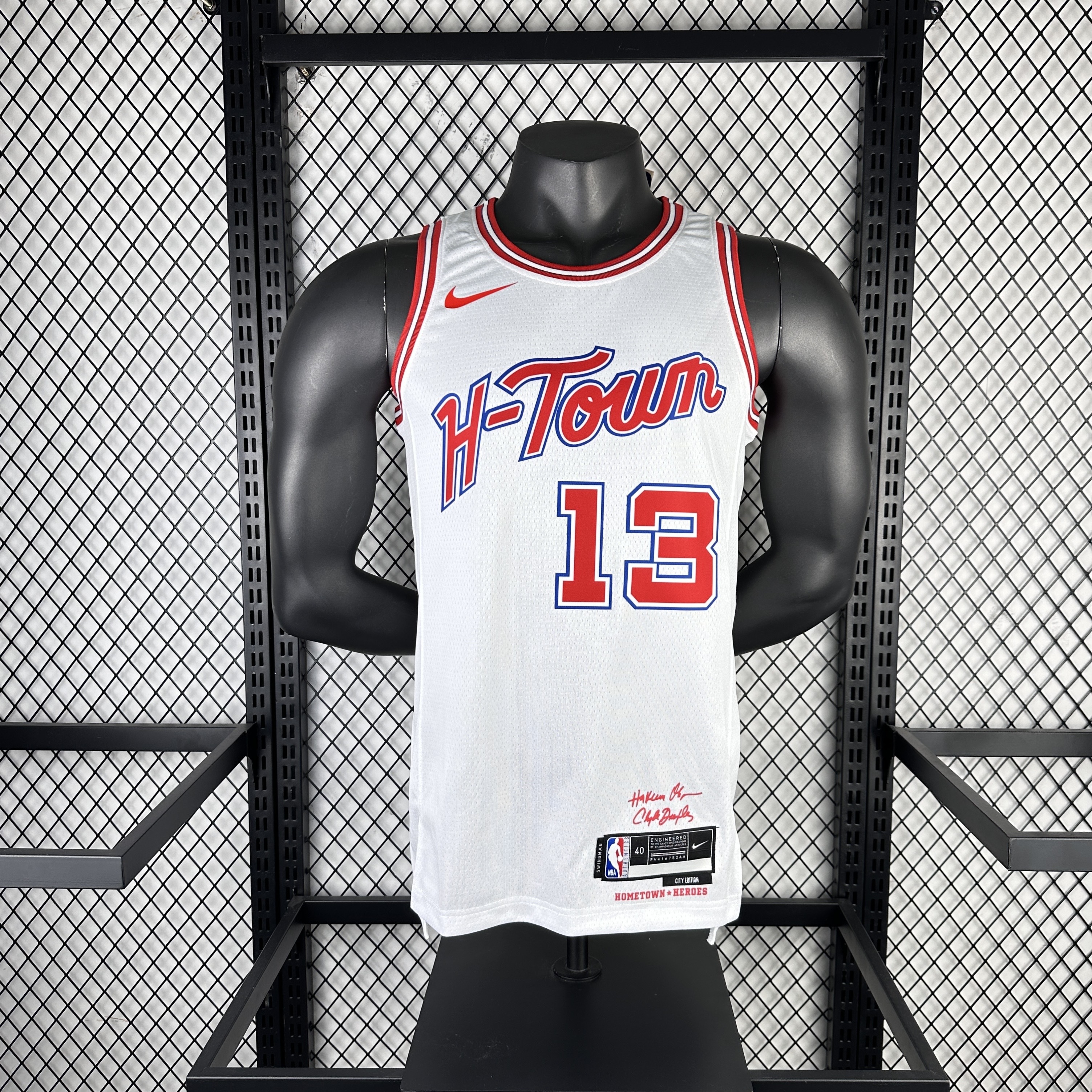 Men Houston Rockets #13 Harden white 2025 NBA jersey->orlando magic->NBA Jersey